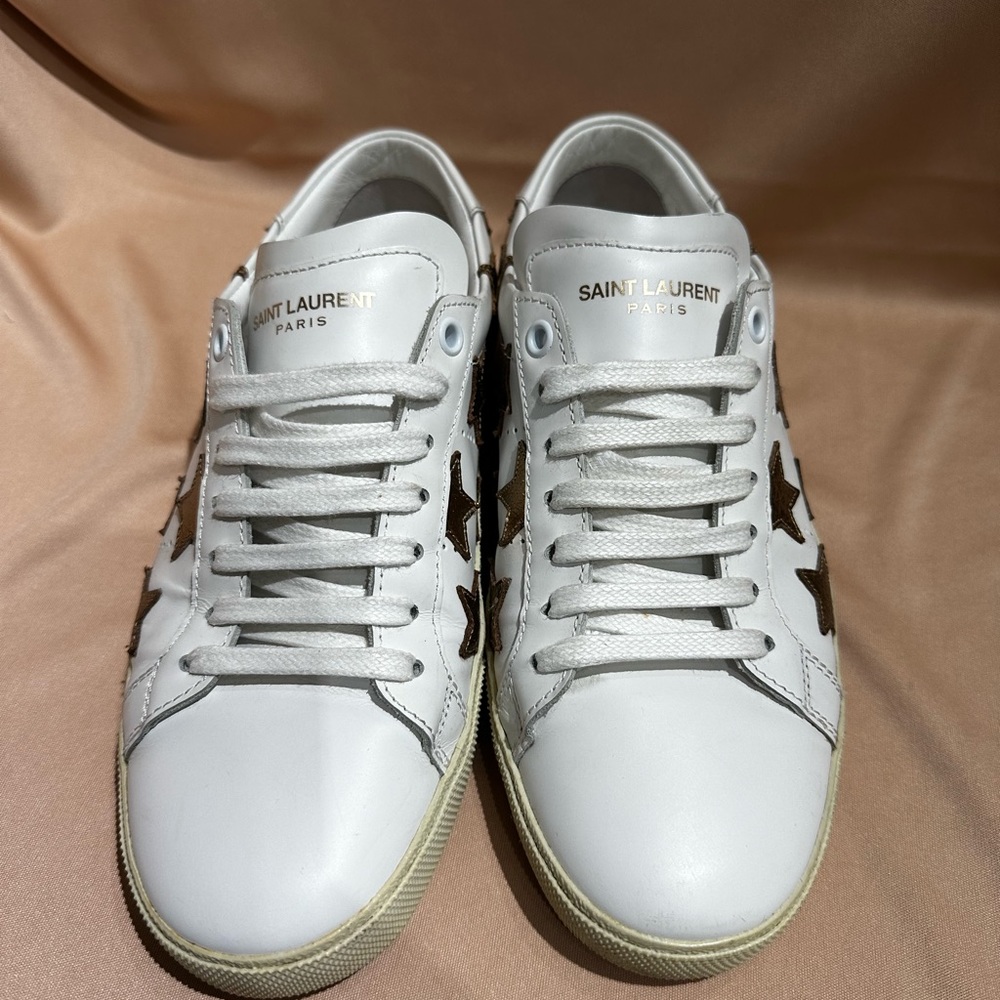 Saint Laurent Court Classic Sneakers Size 36 1/2 - Picture 7 of 8